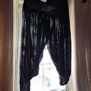 Harem black pants